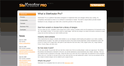 Desktop Screenshot of pro.sitekreator.com